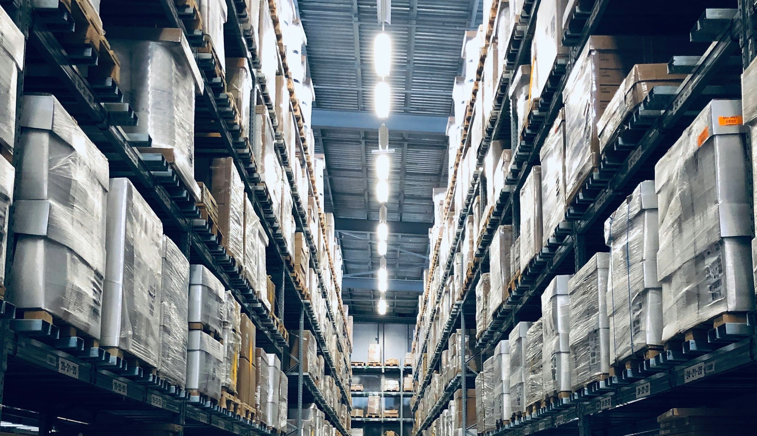 Organized distribution warehouse, representing the operational clarity Phase 0 aims for